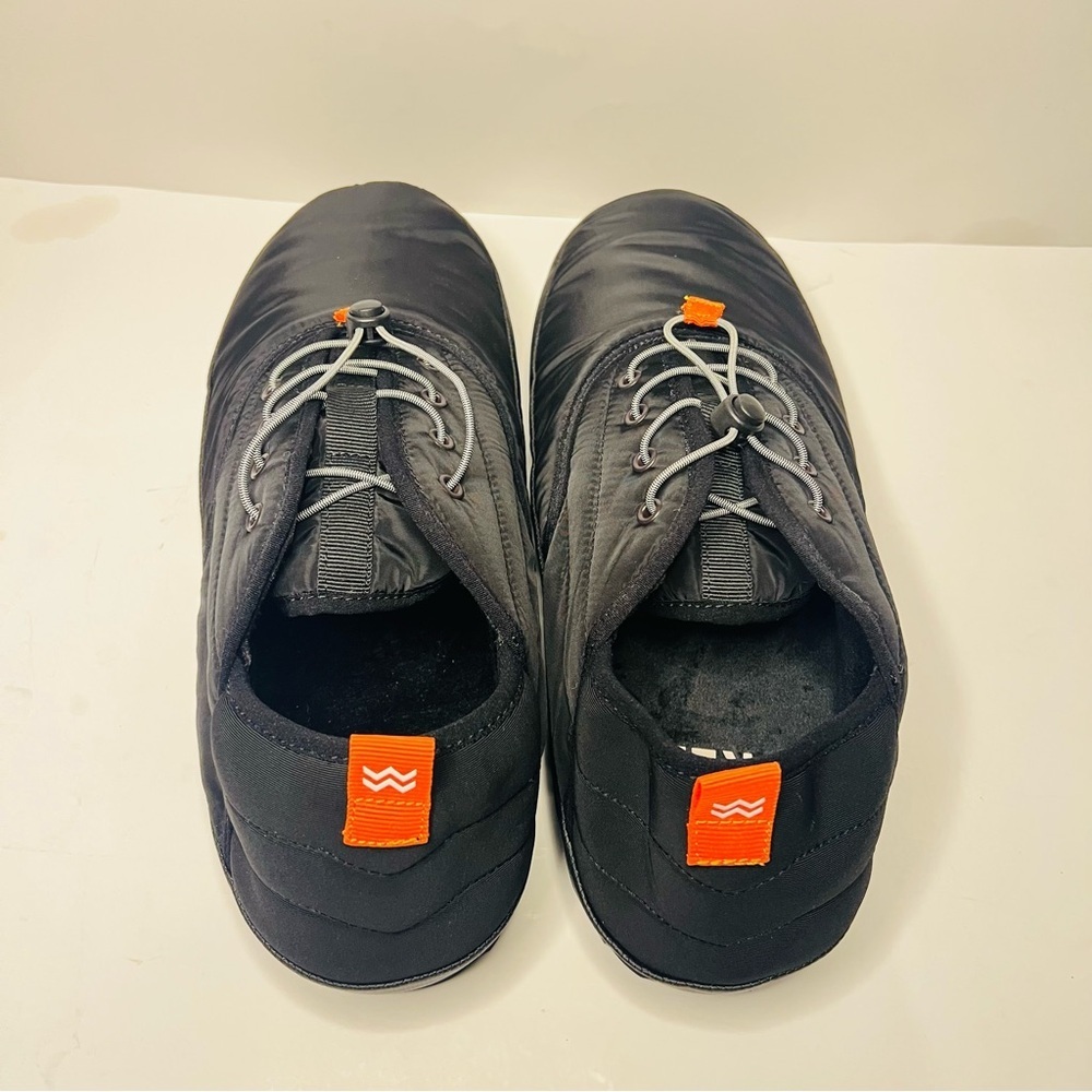 Wren Fireside Black Hybrid Slippers Sz Large 12/13